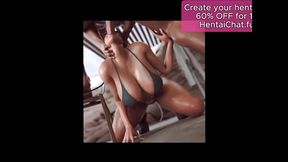 Hentai Girl Compilation Big Tits