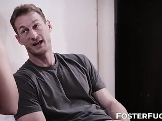 Stunning teen Karlee Grey fucked by foster dad in threesome