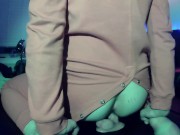 top gets crazy and tries out wide variety of dildos in his own hole camming on chaturbate with rando