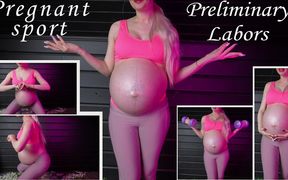 Pregnant Sport Coach and Labors on the Last Weeks