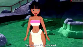 Hot Springs Deepthroat with a Busty Latina OLDER WOMAN