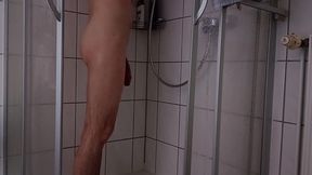 Hung Young Nude Shower Boy Enjoys His Shower