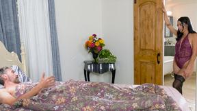 ”OUT OF THE FAMILY Beautiful latin Vanessa Sky stepdaughter fucks stepdaddy”