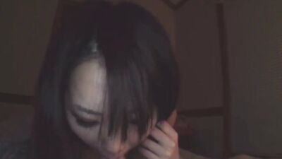 Two Asian girls are having 3some with fat man in the hotel room