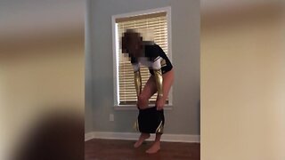 Crossdresser Cheerleader