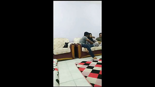 Indian Bhabhi Bra-stuffers Gargling and Pounding In kitchen