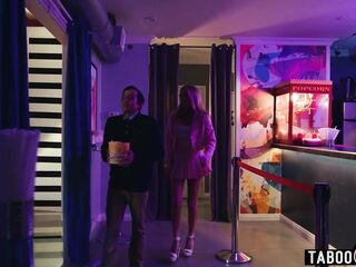 Movie scene theatre had teen couple fucking disburbing old people trying to watch