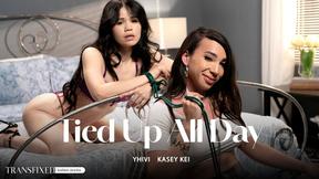 ”Yhivi & Kasey Kei Find Themselves Bound & Teased All Day Long in a Sensual Playdate”