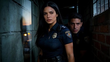 SOFI, THE WHORE POLICE WHO IS FUCKED IN THE ALLEYS OF MEDELLIN COLOMBIA - PORN IN SPANISH - AUDIO IN SPANISH - IA PORN