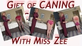 Gift of CANING for Chris Thomas With Miss Zee