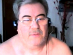 hot argentinian grandpa wanking and cumming