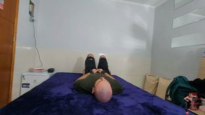 Farting teen, by Evelyn Buarque and Slave, (cam by Manu) FULL HD