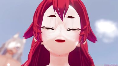 Ghislaine's Hungry Duel! (Same-Size Vore)