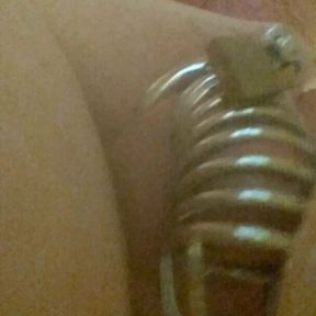 Chastity pantyhose sex machine