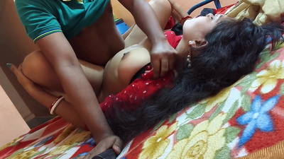 Brother-in-law's long cock on Desi hot Bhabhi's thirsty pussy