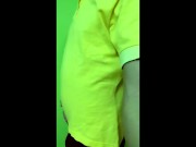 Pregnant twink - I am talking about pregnancy with you ! - belly fetish