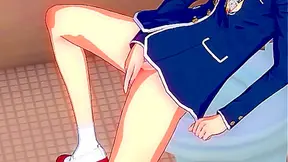 Curious Girl Discovers Bliss Solo in Classroom Bathroom—Secret Fantasy Unleashed