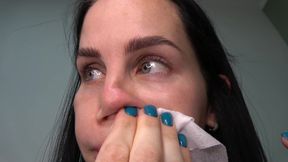 Anna Sneezes and Blows Her Nose with a Pig Nose