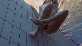 Lastova Dives Deep Underwater for a Naughty Flash Fest