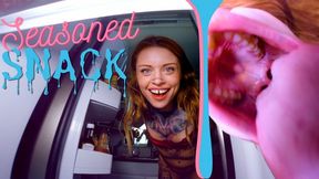 Seasoned Snack - Jasper Reed Slowly Devours Her Fridge Tiny - CUSTOM