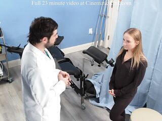 Alixx Amour tickled at gynecologist