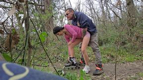 My Neighbor Had Never Ridden Kite Skates and Ended up Riding My Cock Outdoors