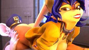 Sly Cooper hentai anime - Carmelita Makes a Deal with Flint