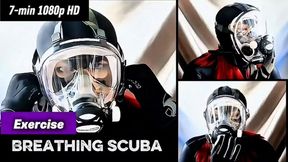 SCUBA Breathing Exercise: Full Face Mask & Sensual Restricted Breathing - 8 Min MOV