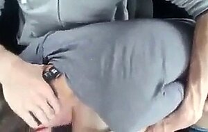 Big Cock Blowjob in the Car at a Public Park