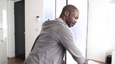 Maskurbate - Ripped Delivery Man Shows Off His BBC