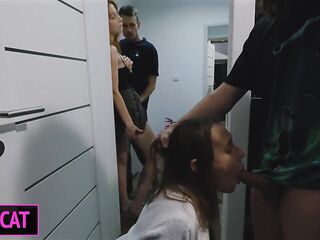 S3E5: Step mother plays bottle sex game with step daughter, step son and his ally