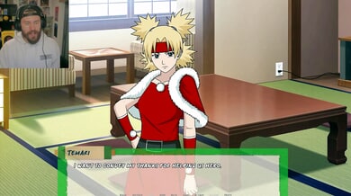 Weapon mistress Tenten binds shy Hyuga heiress Hinata in a hidden ninja chamber and punishes her with rough cowgirl creampie after betrayal