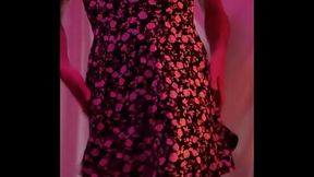 Cute femboy wear a feminine dress