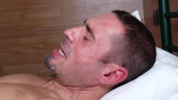 Milf Mary gives a blowjob and shows off her natural tits