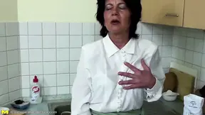 Sizzling Granny Gets Pissed On & Fisted By Naughty Girl
