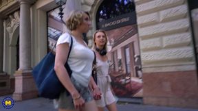 French Mom Julie Holly Is On Vacation And Candy Teen Is Showing Her All The Hot Spots - MatureNl