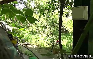 Sarah Dark on the hunt for bunny cock