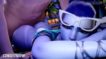 Widowmaker gets a deep dicking