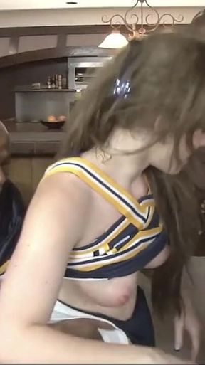 Cheerleader Takes Anal BBC Gangbang DP - Extreme Interracial Double Penetration
