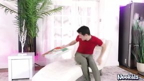 Tina Tolly Gets Her Ass&#x1F351; Hardcore Fucked by Pizza Guy - NOOKIES