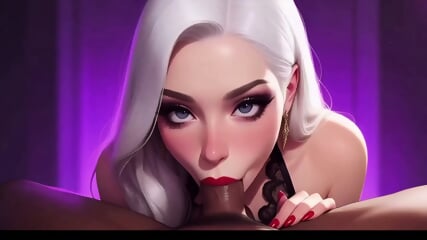 AI Blonde Milf BBC Skills
