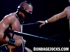Bryce Pierce clamps Lucas' nipples in a cruel pleasure game