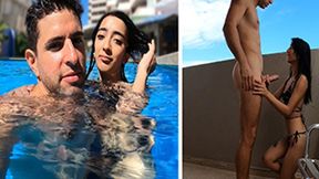 ARGENTINIAN SLUT Got Picked Up From The Swimming Pool and FUCKED in her Hotel Room