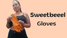 Using my rubber gloves