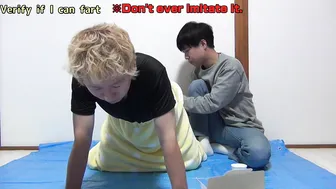 Asian twink gets an air pump massage in his ass before hardcore anal