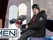 MEN - Jordan Lake Gives Maverick Sun A Chairlift Blowjob, Then Maverick Cums On Jordan's Goggles