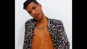 Brazilian Stud JERKS OFF as Huge Load Explodes Over Thick Hard Cock – HOT Solo Play