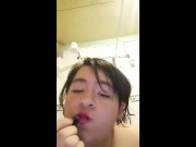 Femboy Culón Se Maquilla Como Puta Callejera y Sale a Buscar Polla en la Noche 😍💄💦