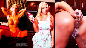 Sexy Blonde Brittany Andrews Dildo Fucks Her Sweet Pussy And Squirts!