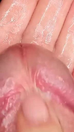 She Rubs His Frenulum Causing Multiple Cumshots